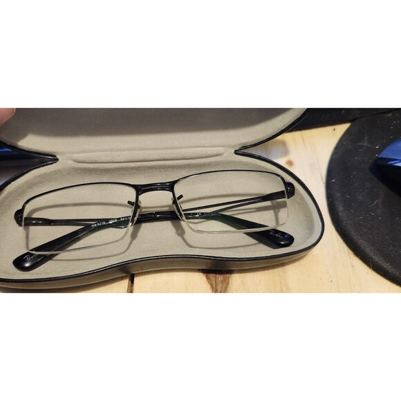 Ray-Ban RB 6216 Eyeglass Frames – Black 54□17 140 with Case – No Lenses - Picture 4 of 12